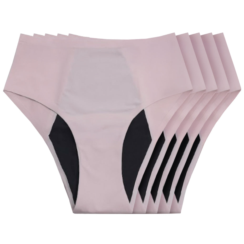 NEW: Seamless Leakproof High Waisted 5-Pack (Heavy Flow Pink Version) - Image 6